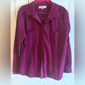 LOFT Magenta Blouse